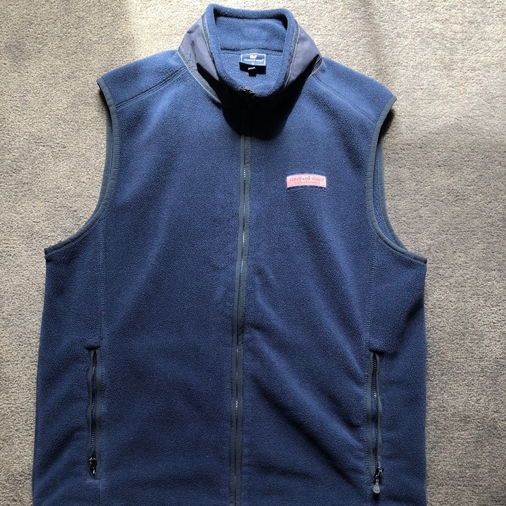 Vineyard Vines Men’s Fleece Shep Vest Size SMALL